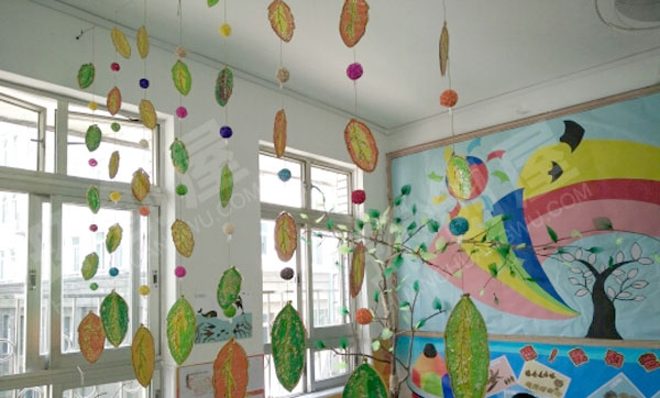 幼儿园废物利用环保各种样式吊饰图片
