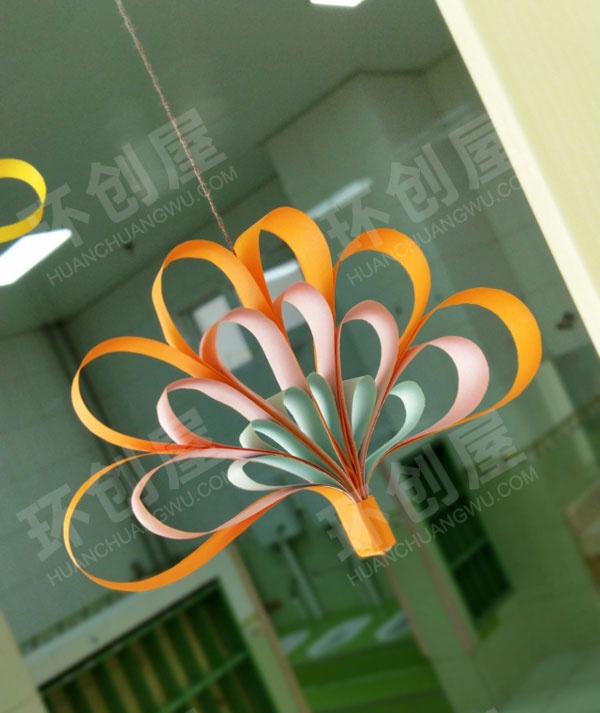 幼儿园门框边框彩条镂空装饰吊饰图片