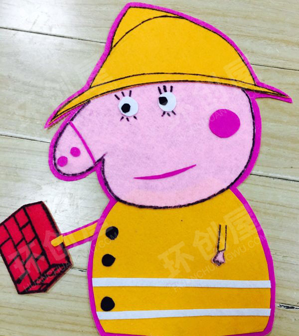 幼儿园小猪佩琦主题吊牌图片