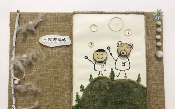 幼儿园楼道卡通装饰画图片