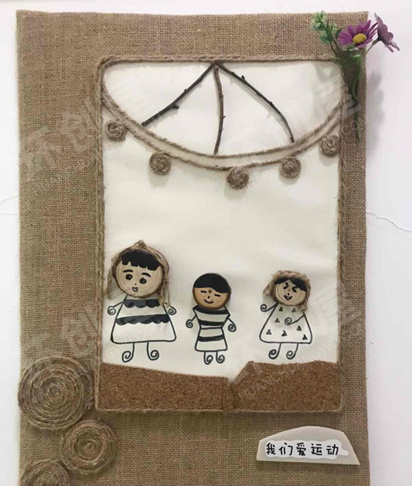 幼儿园楼道卡通装饰画图片