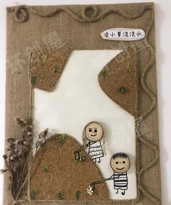 幼儿园楼道卡通装饰画图片