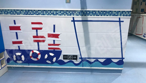 幼儿园海洋风家园联系栏边框图片