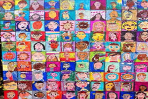 幼儿园儿童作品展示墙图片6张
