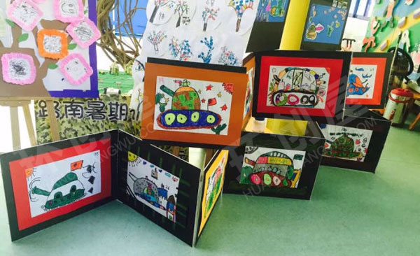 幼儿园幼儿作品展示军事战机图片