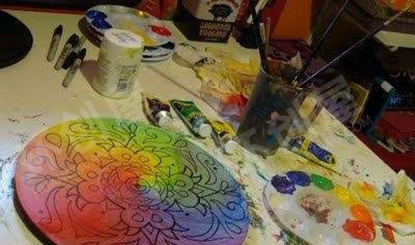 幼儿园儿童作品展示墙图片