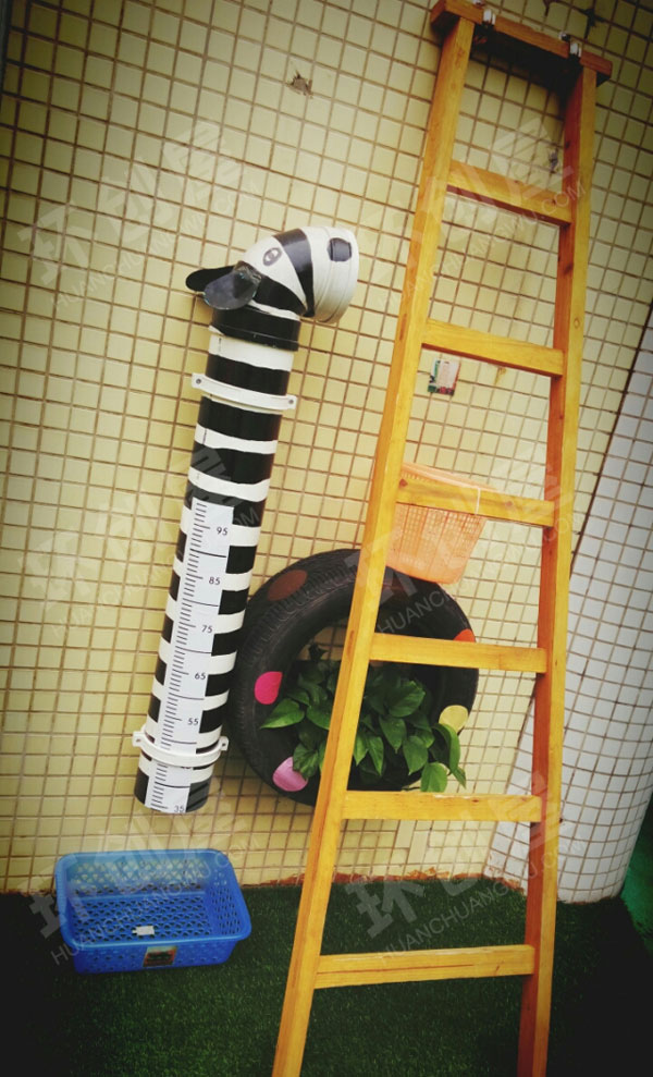 幼儿园户外废物利用PV管大变身图片