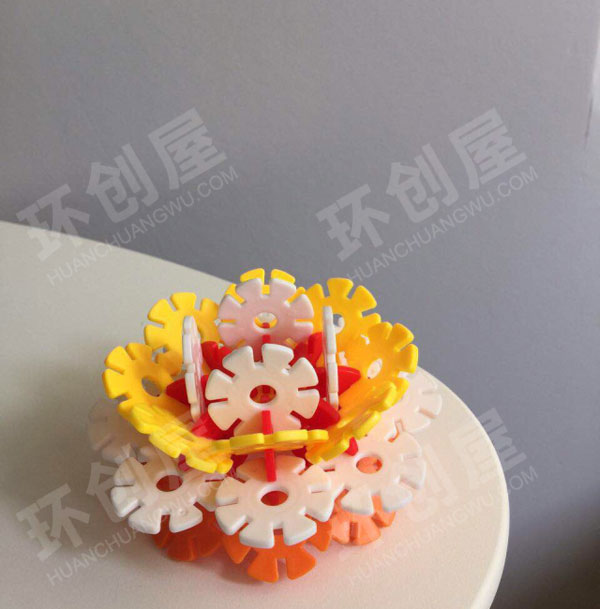 幼儿园雪花片建构造型图片