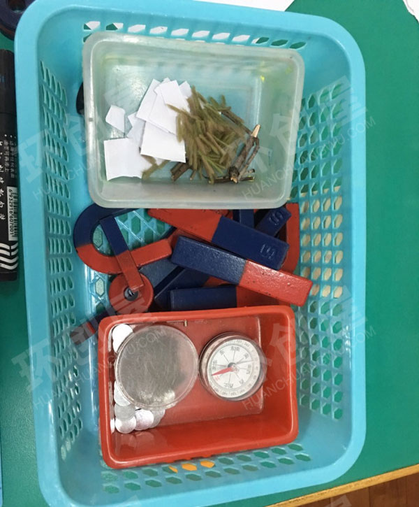 幼儿园科学区磁铁实验图片