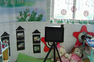 幼儿园角色游戏照相馆摄影棚图片8张
