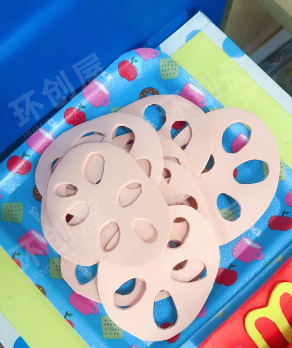 幼儿园角色区海绵纸好吃的食物图片
