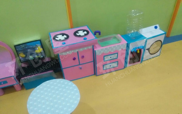 幼儿园角色游戏温馨美好娃娃家图片