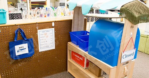 幼儿园角色游戏快递公司图片