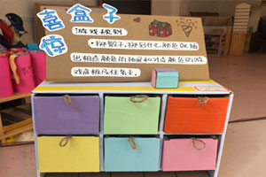 幼儿园益智区自制教玩具惊喜盒子图片4张