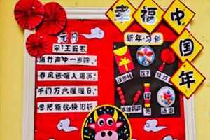 幼儿园幸福中国年主题墙图片5张