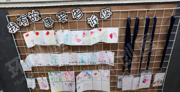 幼儿园墙面布置原木系图片