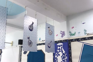 幼儿园青花瓷延禧攻略吊饰图片2张