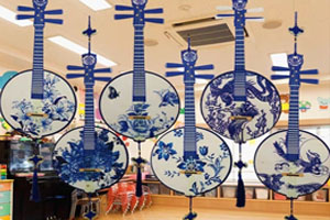 幼儿园青花瓷竹编超好看中国风吊饰图片8张