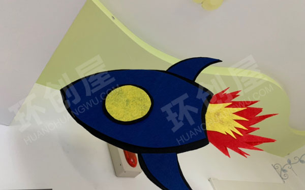 幼儿园火箭太空系列挂饰图片