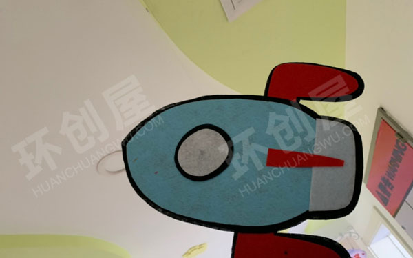 幼儿园火箭太空系列挂饰图片