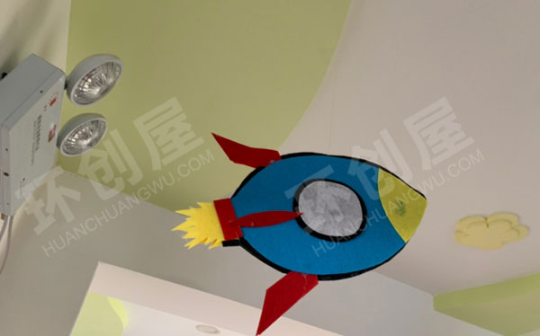 幼儿园火箭太空系列挂饰图片