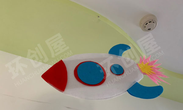 幼儿园火箭太空系列挂饰图片