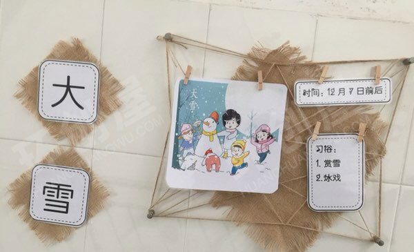 幼儿园节日节气走廊环境创设图片