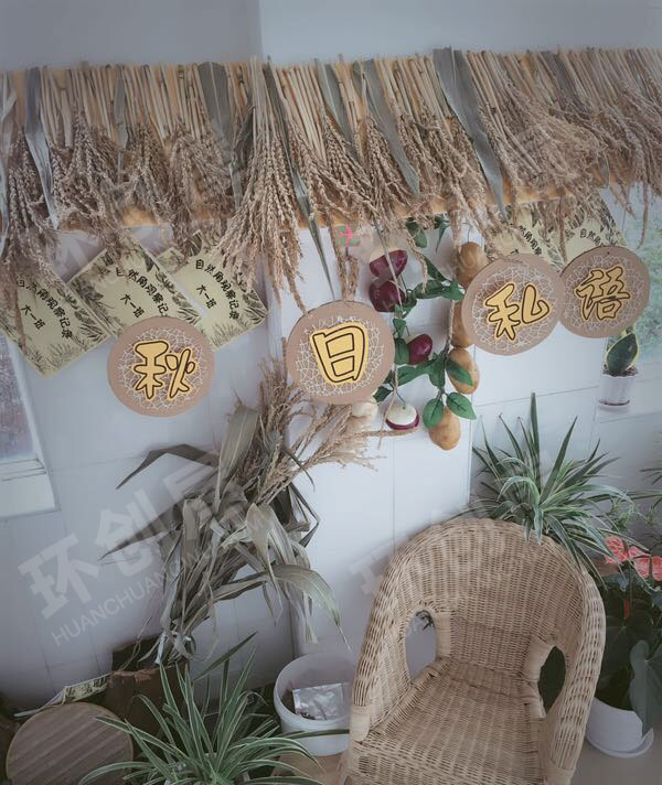 幼儿园走廊自然角的布置美好的田园生活图片