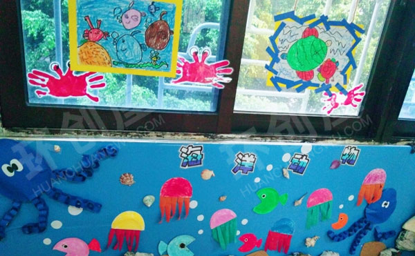幼儿园海洋系列门窗图片
