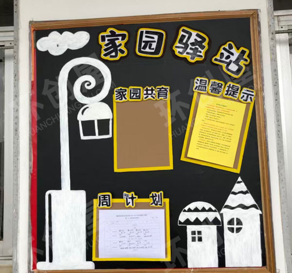 幼儿园各式简易家园联系栏图片