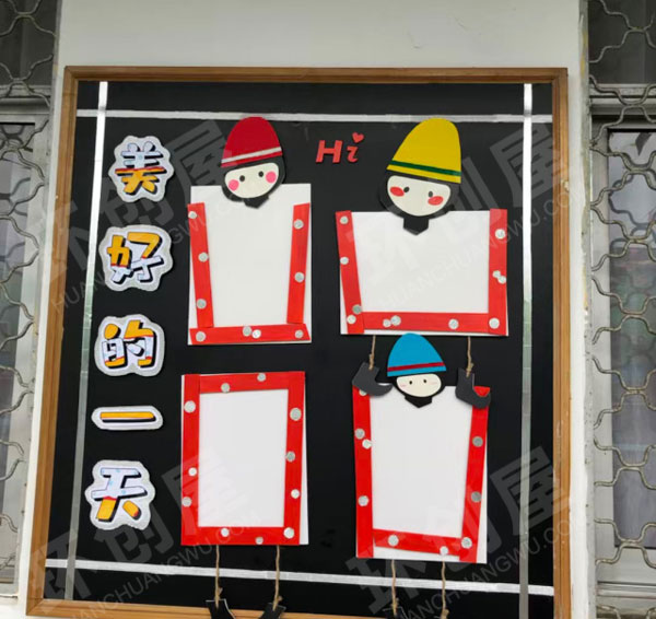 幼儿园各式简易家园联系栏图片