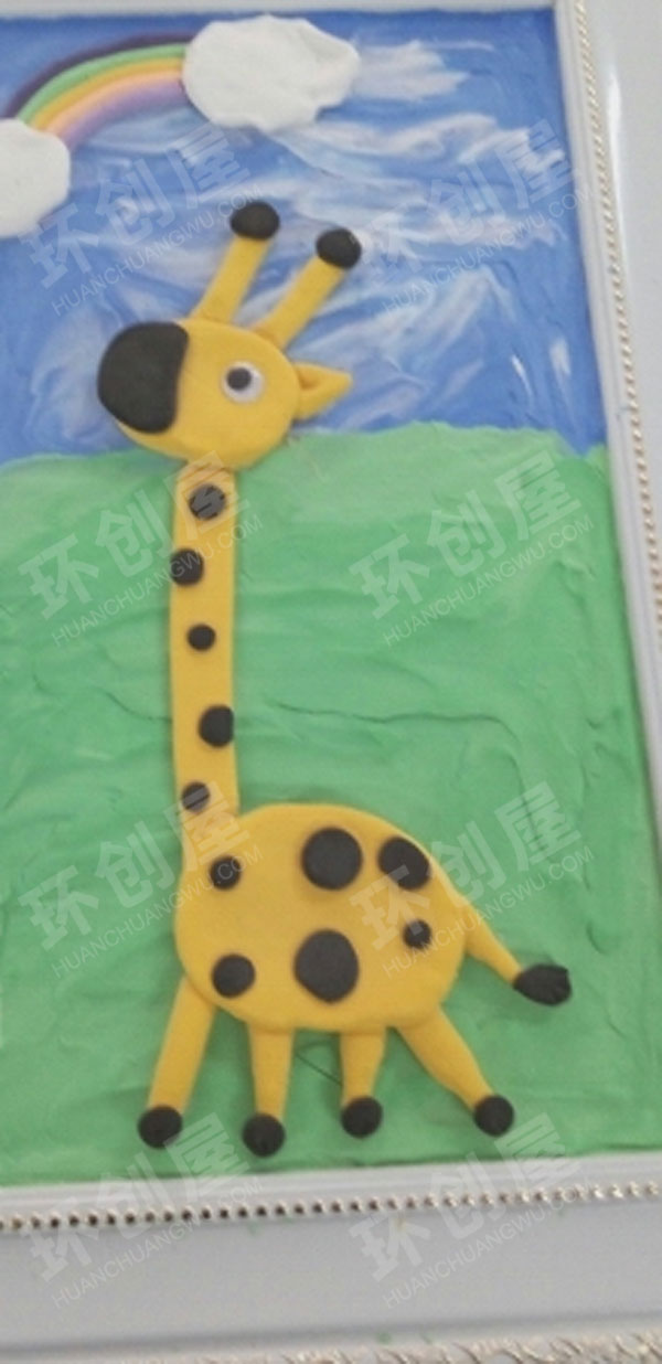 幼儿园彩泥手工作品展示图片