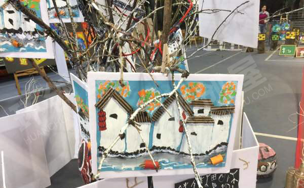 幼儿园各种主题儿童绘画户外作品展示图片