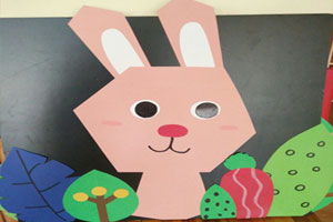 幼儿园卡纸摆拼动物作品展示图片9张