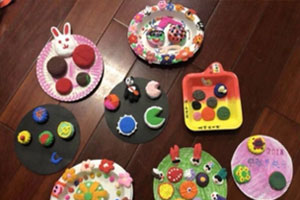 幼儿园中秋节手工作品展示图片6张