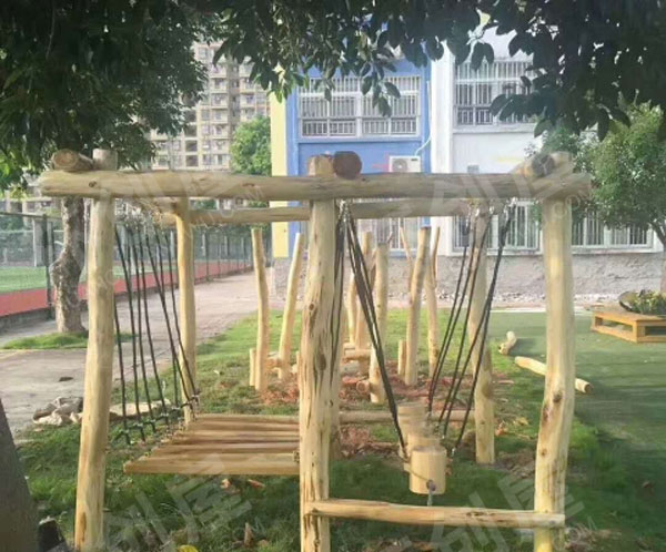 幼儿园户外曲木生态组合益智运动玩具图片