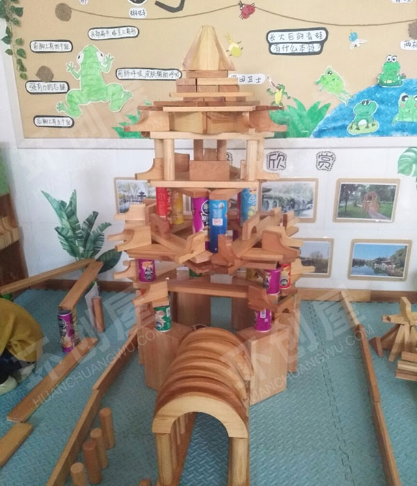 幼儿园积木搭建区作品图片