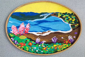 幼儿园美工区泡泡泥手工抹画图片9张