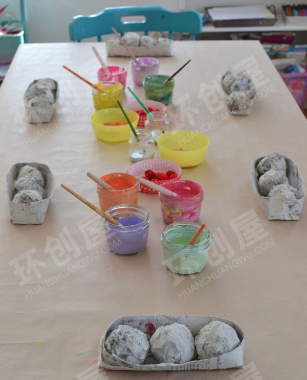幼儿园角色区娃娃家自制3d冰激凌图片
