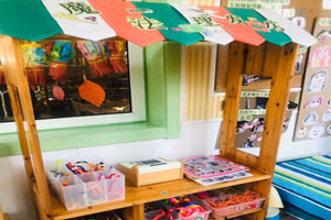 幼儿园角色游戏魔法理发屋图片3张