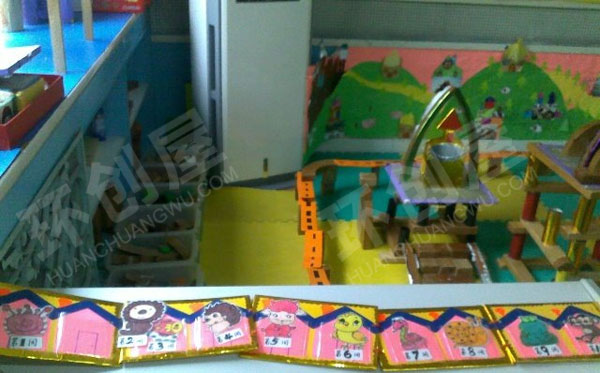 幼儿园益智区自制数字游戏玩教具图片