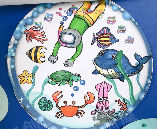 幼儿园神奇的海洋主题墙图片