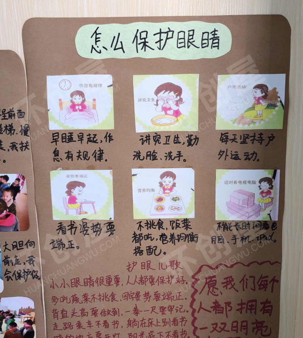幼儿园身体真奇妙我的小眼睛主题墙图片