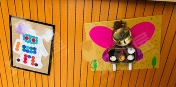 幼儿园立体创意装饰墙面布置图片
