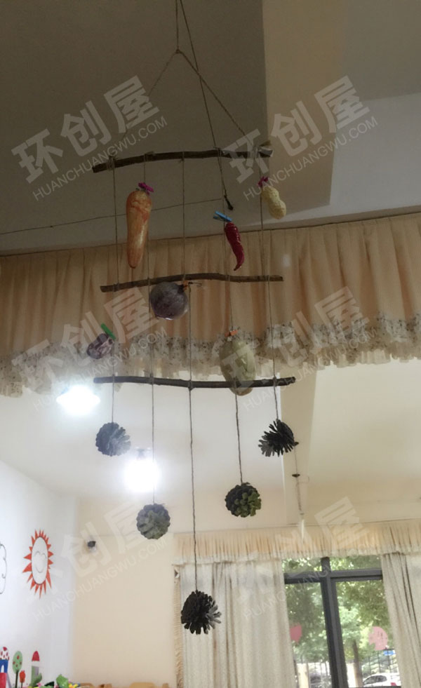 幼儿园丰收食物吊饰图片