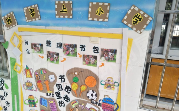幼儿园走廊墙面幼小衔接上小学图片
