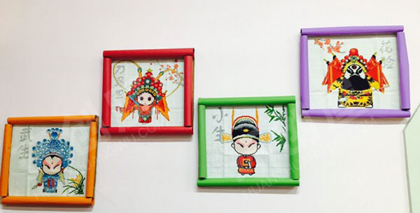 幼儿园中国风泱泱国风作品展示图片