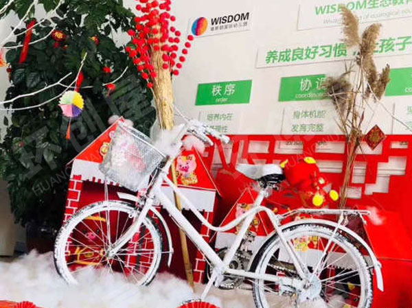 幼儿园废物利用新年主题作品展图片
