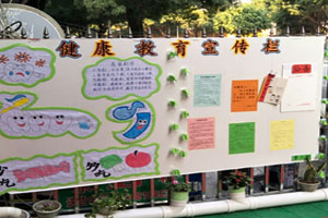 幼儿园户外健康教育宣传栏图片2张