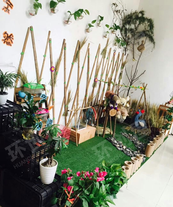 幼儿园户外自然角美景图片